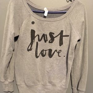 Sweatshirt fits like a small